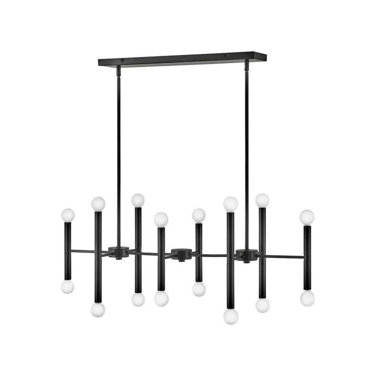 Lark - Millie Convertible Linear Chandelier - 83196BK - Canada Light Shop