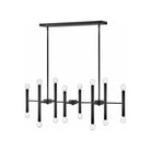 Lark - Millie Convertible Linear Chandelier - 83196BK - Canada Light Shop