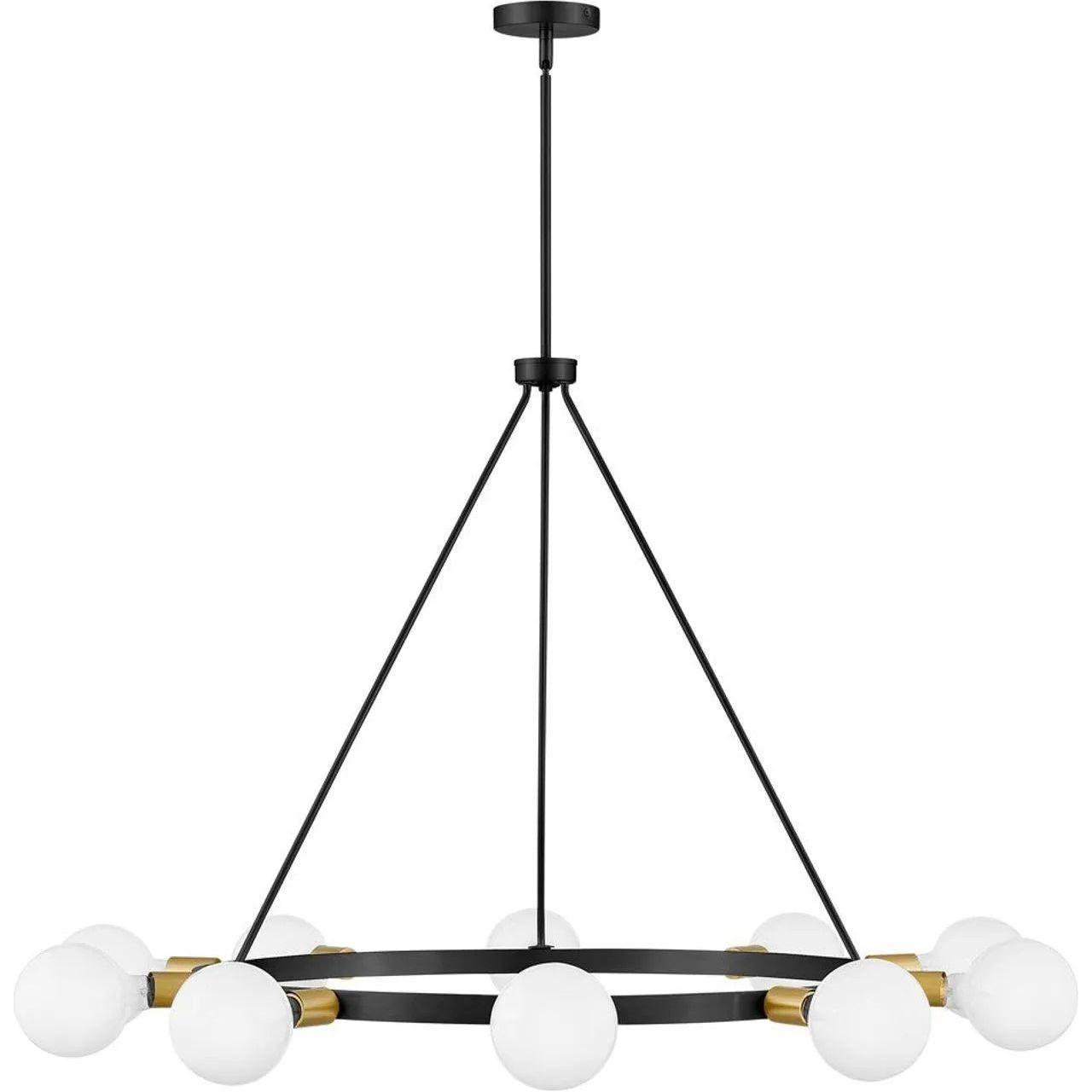 Lark - Orla LED Chandelier - 83610BK - Canada Light Shop