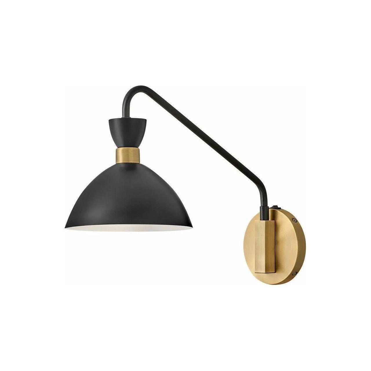 Lark - Simon Wall Sconce - 83250BK-HB - Canada Light Shop