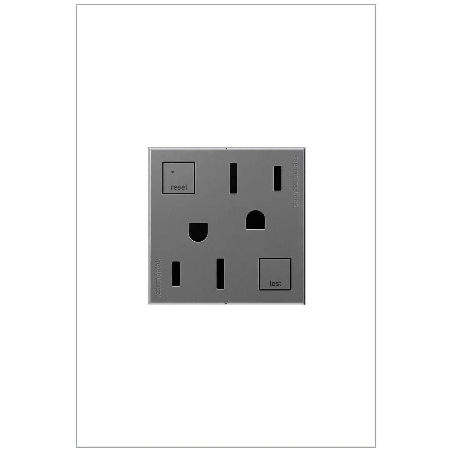 Legrand - adorne® 15A Tamper-Resistant Self-Test GFCI Outlet - AGFTR2152M4 - Canada Light Shop