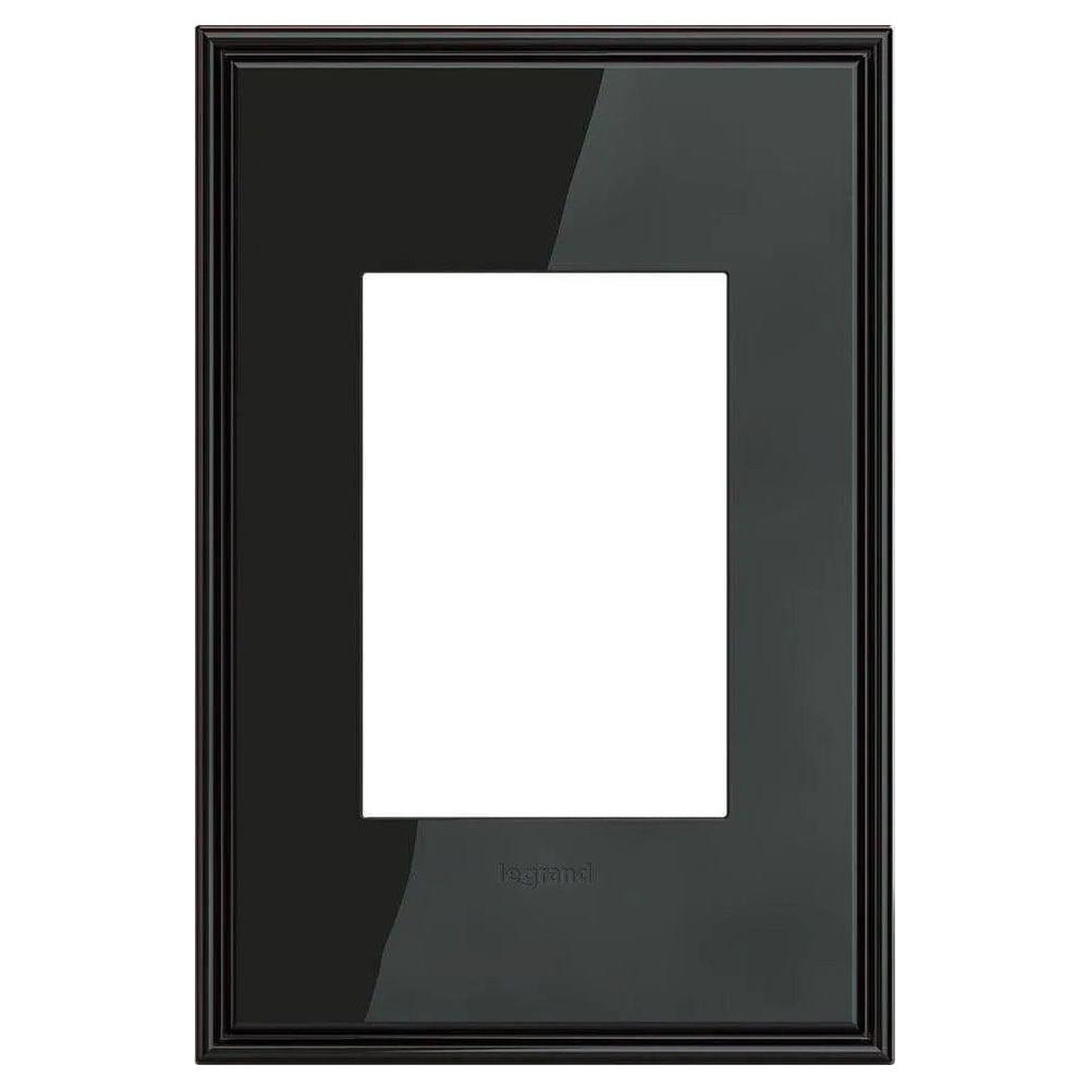 Legrand - adorne® Cast Metal One-Gang-Plus Screwless Wall Plate - AWC1G3BLN4 - Canada Light Shop
