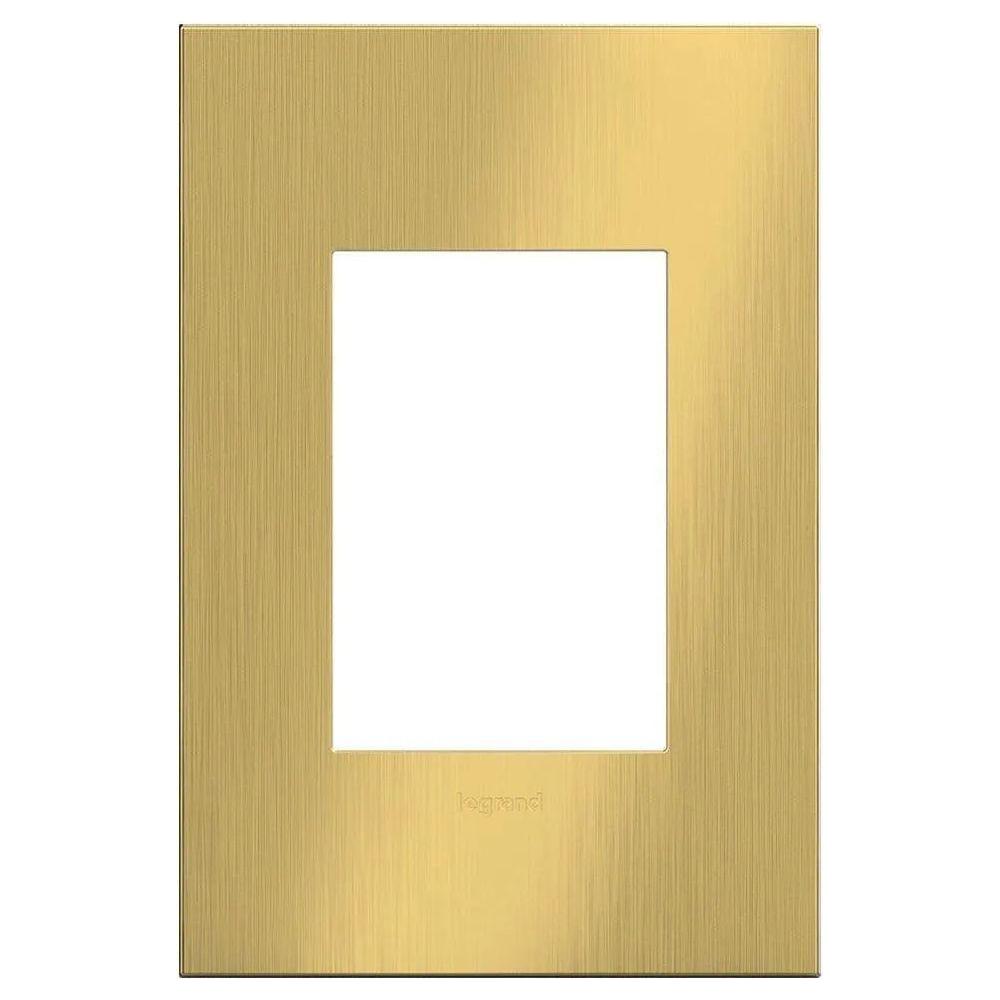Legrand - adorne® Cast Metal One-Gang-Plus Screwless Wall Plate - AWC1G3BSB4 - Canada Light Shop