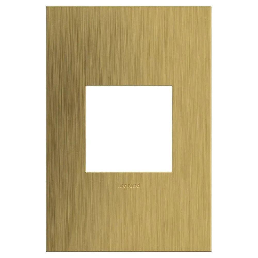 Legrand - adorne® Cast Metal One-Gang Screwless Wall Plate - AWC1G2BSB4 - Canada Light Shop