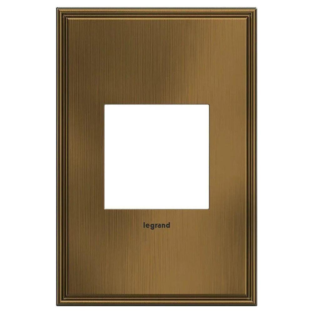 Legrand - adorne® Cast Metal One-Gang Screwless Wall Plate - AWC1G2COF4 - Canada Light Shop