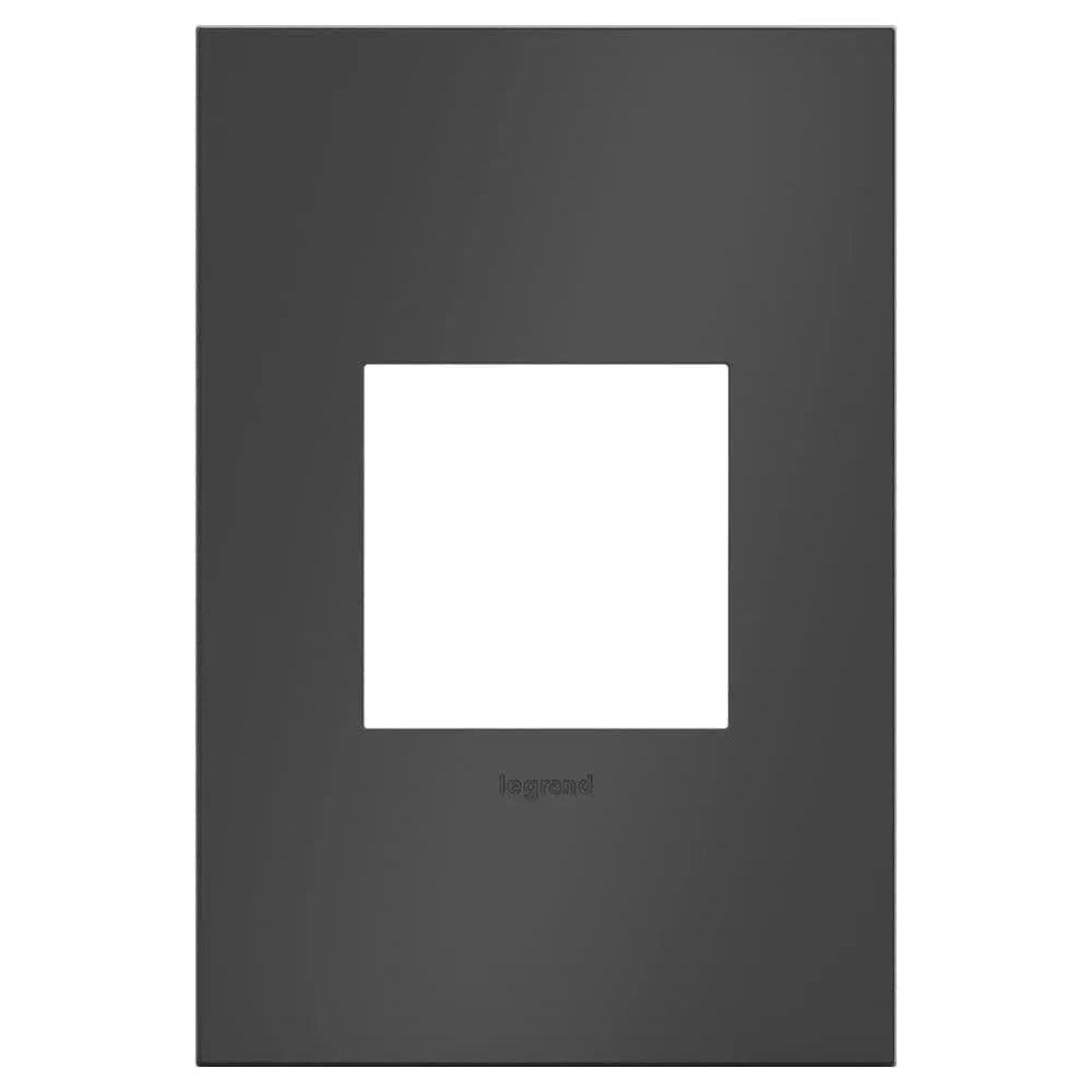 Legrand - adorne® Cast Metal One-Gang Screwless Wall Plate - AWC1G2SBL4 - Canada Light Shop