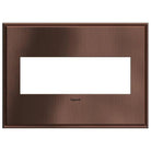 Legrand - adorne® Cast Metal Three-Gang Screwless Wall Plate - AWC3GMAC4 - Canada Light Shop