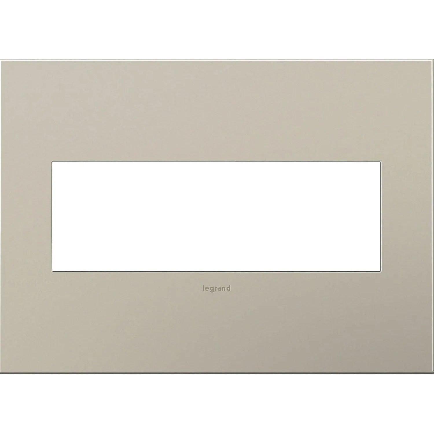 Legrand - adorne® Cast Metal Three-Gang Screwless Wall Plate - AWC3GSN4 - Canada Light Shop
