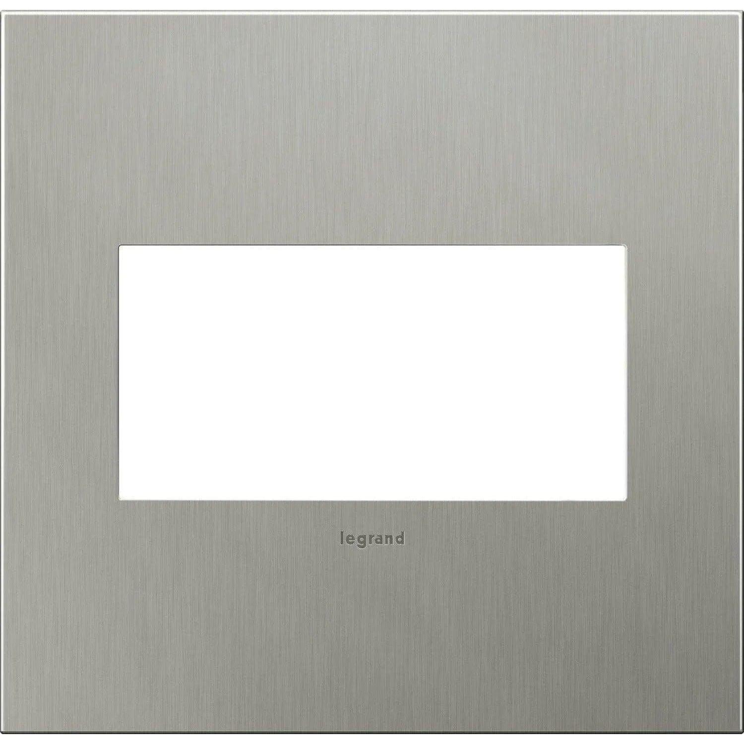Legrand - adorne® Cast Metal Two-Gang Screwless Wall Plate - AWC2GBS4 - Canada Light Shop