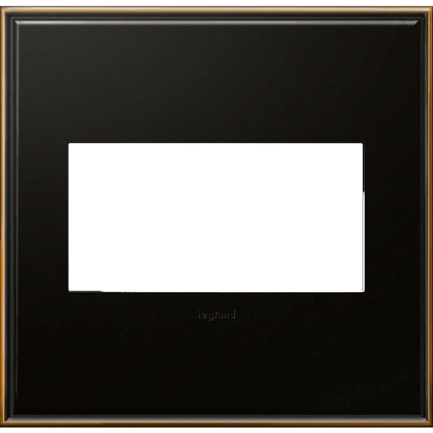 Legrand - adorne® Cast Metal Two-Gang Screwless Wall Plate - AWC2GOB4 - Canada Light Shop