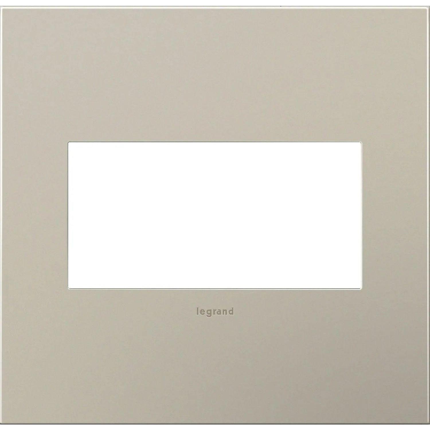 Legrand - adorne® Cast Metal Two-Gang Screwless Wall Plate - AWC2GSN4 - Canada Light Shop