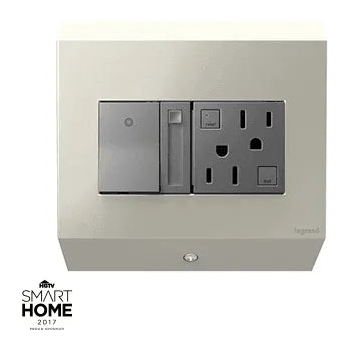 Legrand - adorne® Control Box with Paddle™ Dimmer and 15A GFCI Outlet - APCB6TM2 - Canada Light Shop