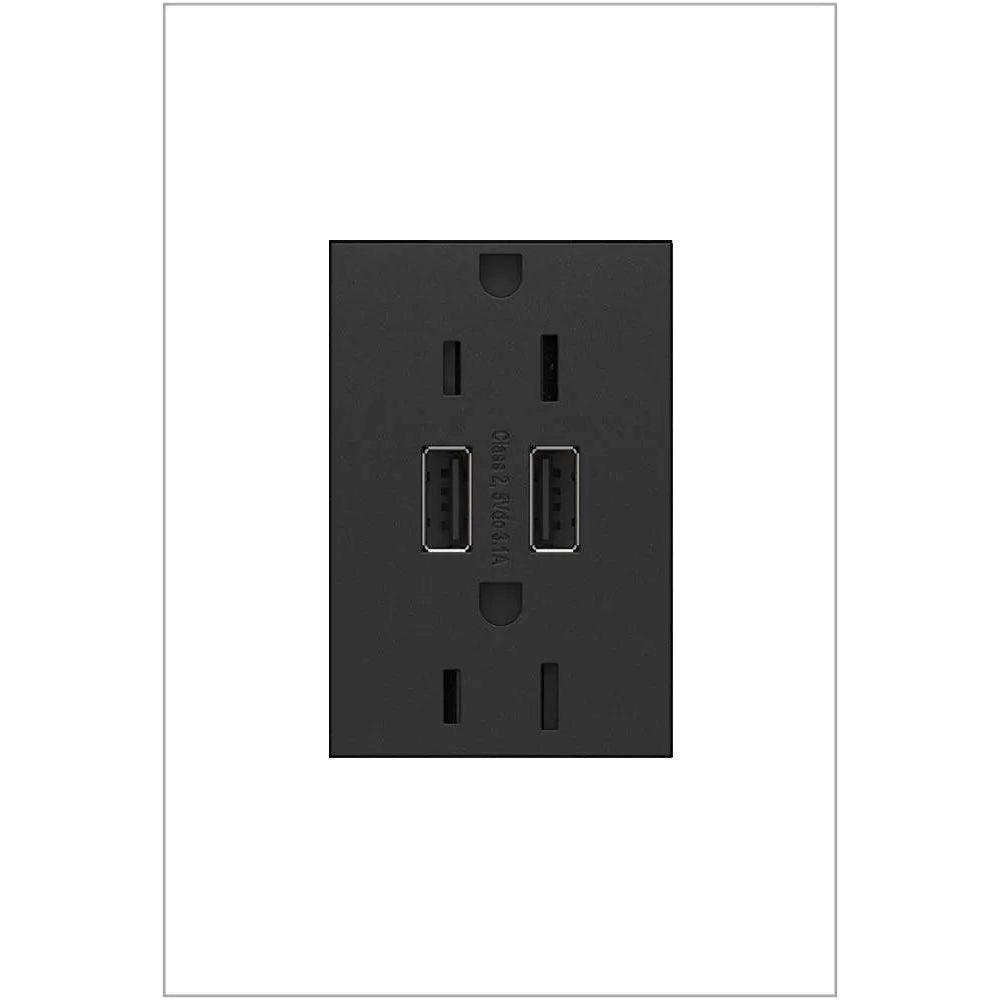 Legrand - adorne® Dual-USB Outlet - ARTRUSB153G4 - Canada Light Shop