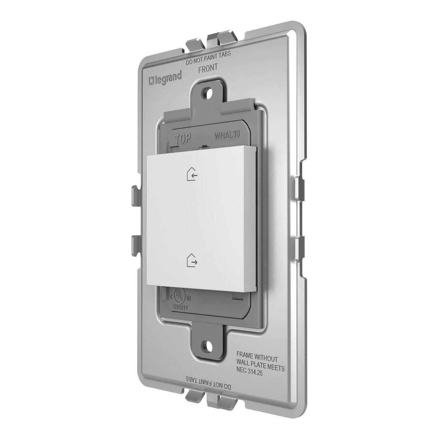 Legrand - adorne® Home Away Wireless Smart Switch with Netatmo - WNAL33W1 - Canada Light Shop