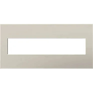 Legrand - adorne® Plastic Five-Gang Screwless Wall Plate - AWP5GGG1 - Canada Light Shop
