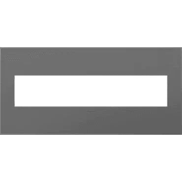 Legrand - adorne® Plastic Five-Gang Screwless Wall Plate - AWP5GMG1 - Canada Light Shop