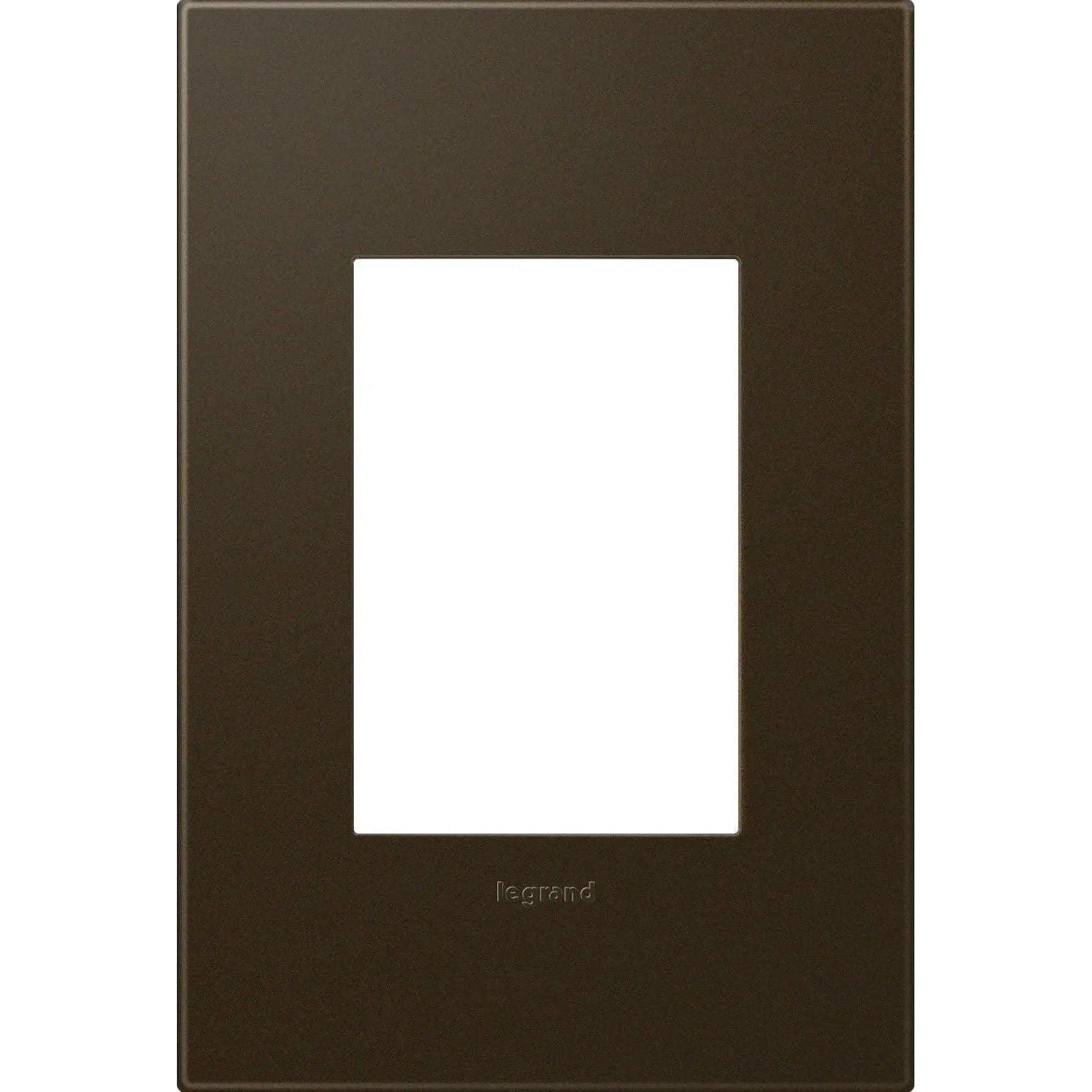 Legrand - adorne® Plastic One-Gang Plus Screwless Wall Plate - AWP1G3BR4 - Canada Light Shop
