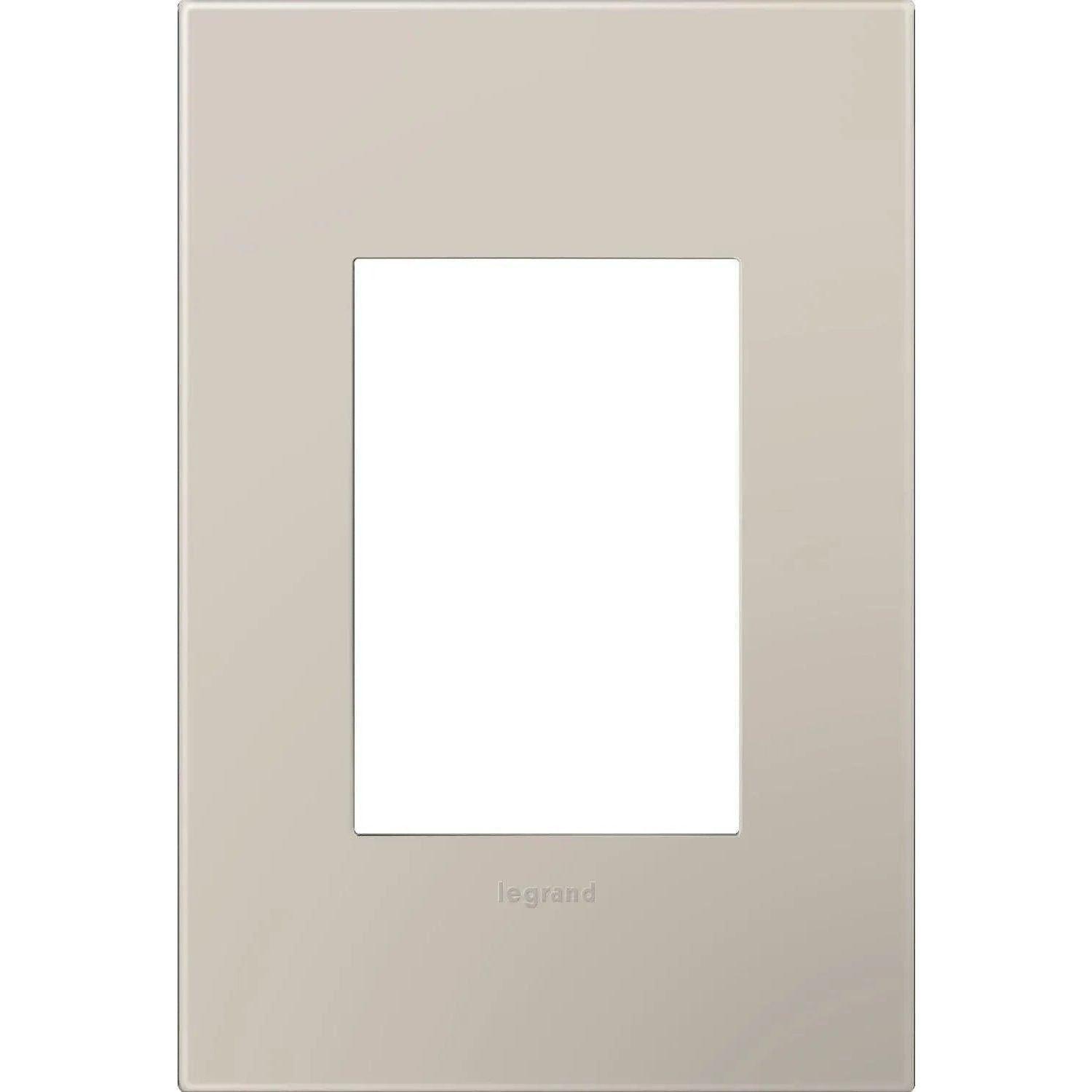 Legrand - adorne® Plastic One-Gang Plus Screwless Wall Plate - AWP1G3GG4 - Canada Light Shop