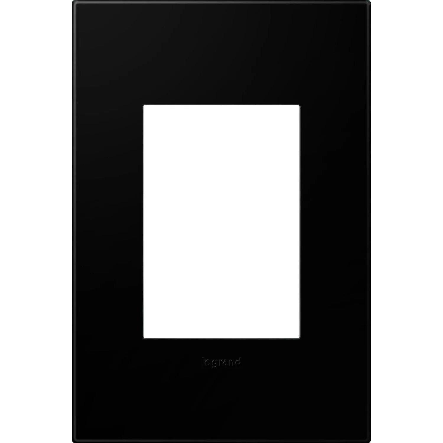 Legrand - adorne® Plastic One-Gang Plus Screwless Wall Plate - AWP1G3NK4 - Canada Light Shop