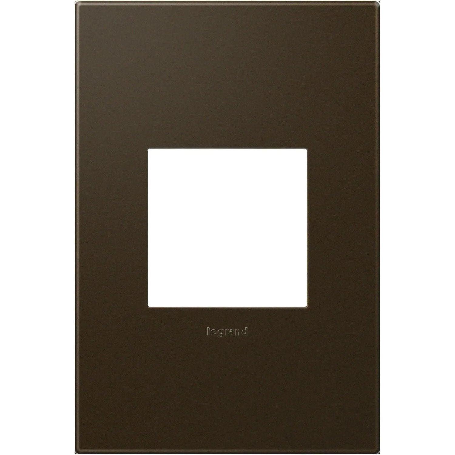 Legrand - adorne® Plastic One-Gang Screwless Wall Plate - AWP1G2BR6 - Canada Light Shop