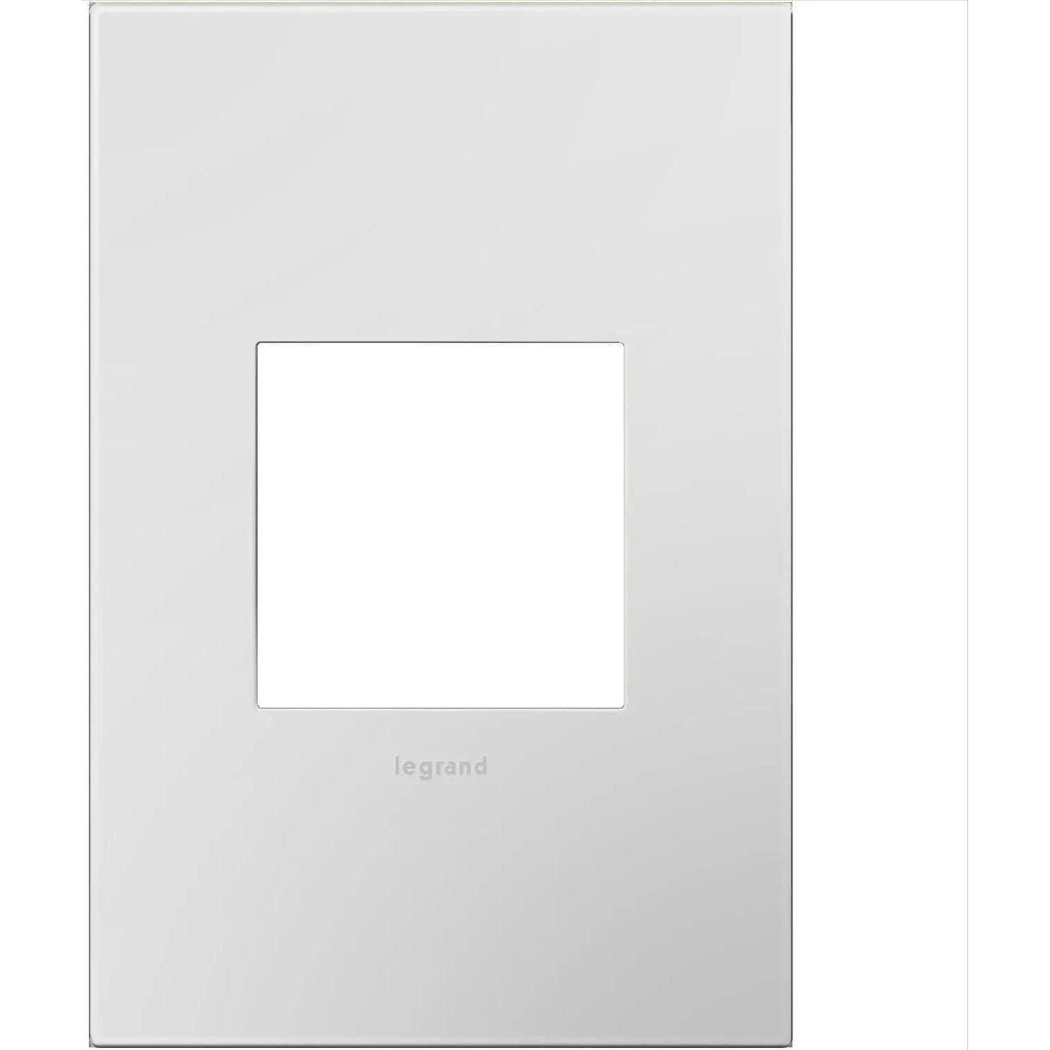 Legrand - adorne® Plastic One-Gang Screwless Wall Plate - AWP1G2PW4 - Canada Light Shop