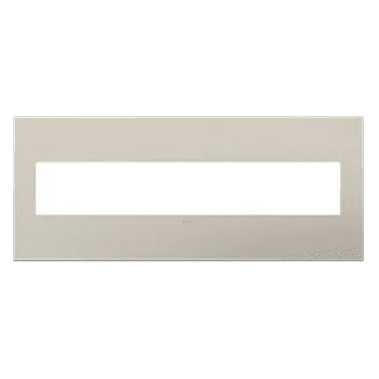 Legrand - adorne® Plastic Six-Gang Screwless Wall Plate - AWP6GGG1 - Canada Light Shop