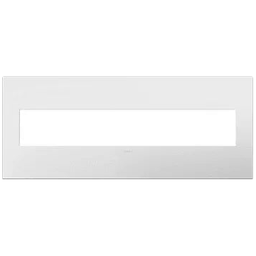 Legrand - adorne® Plastic Six-Gang Screwless Wall Plate - AWP6GWH1 - Canada Light Shop