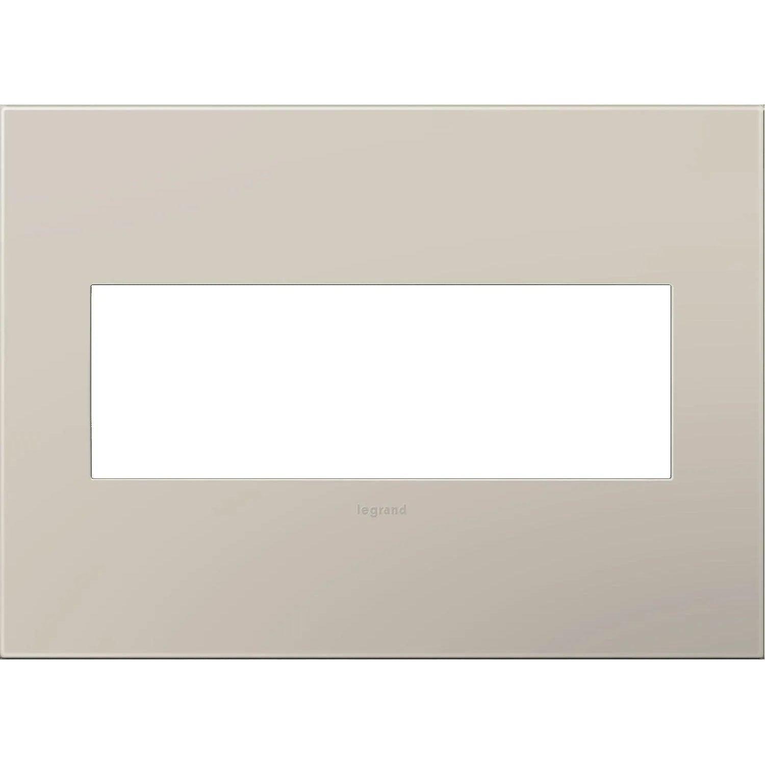 Legrand - adorne® Plastic Three-Gang Screwless Wall Plate - AWP3GGG4 - Canada Light Shop