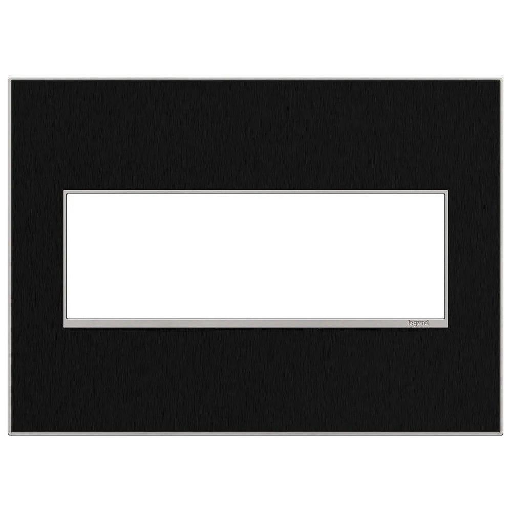 Legrand - adorne® Real Materials Three-Gang Screwless Wall Plate - AWM3GBLS4 - Canada Light Shop