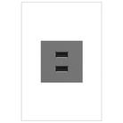 Legrand - adorne® Ultra-Fast USB Type A/A Outlet - ARUSB2AA6M4 - Canada Light Shop