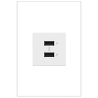 Legrand - adorne® Ultra-Fast USB Type A/A Outlet - ARUSB2AA6W4 - Canada Light Shop
