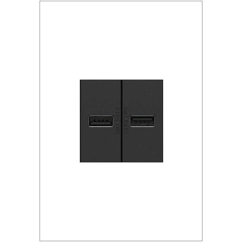 Legrand - adorne® USB Outlet - Half-Size - ARUSBG4 - Canada Light Shop