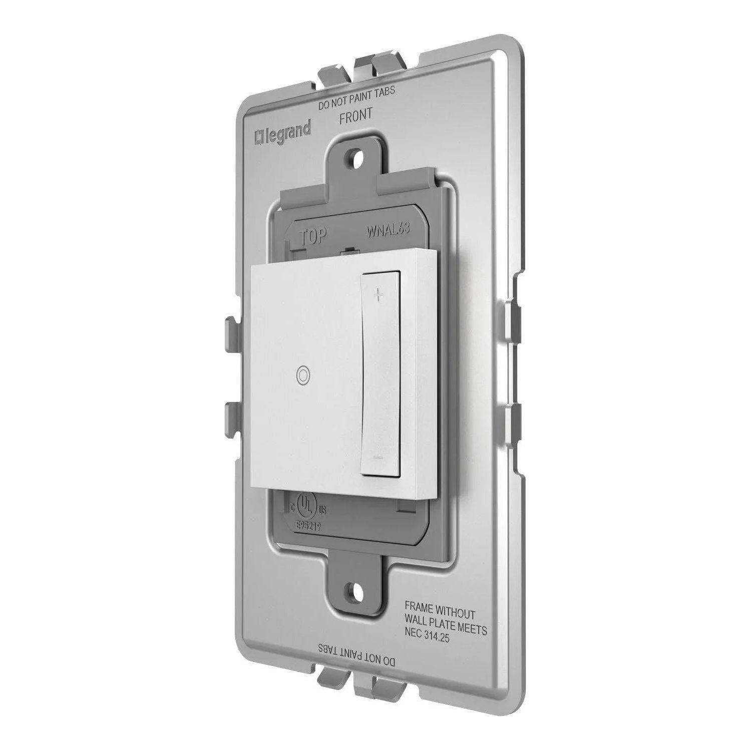 Legrand - adorne® Wireless Smart Dimmer with Netatmo - WNAL63W1 - Canada Light Shop