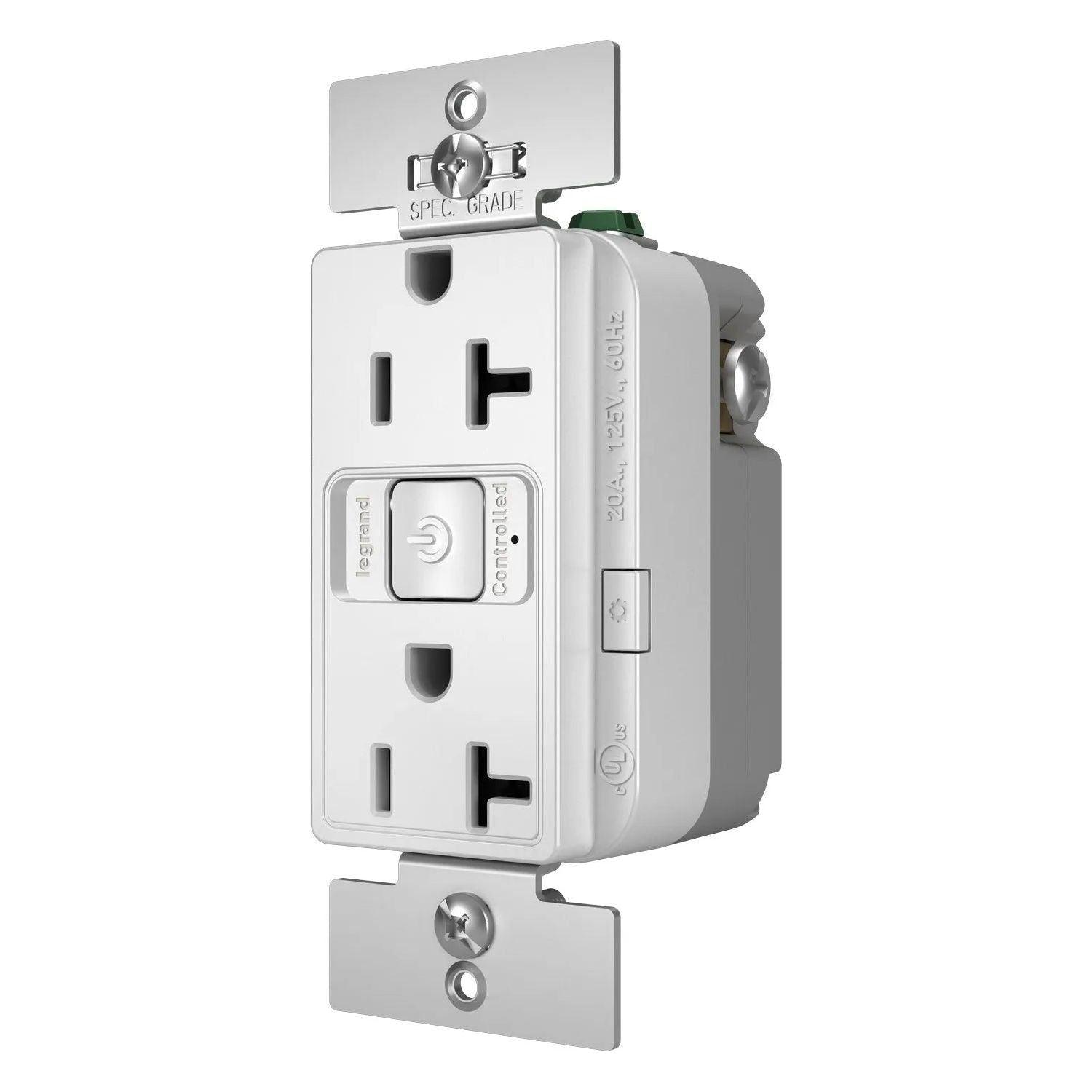 Legrand Radiant - 20A Outlet with Netatmo - WNRR20WH - Canada Light Shop