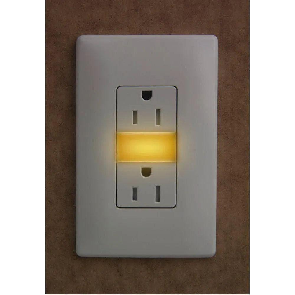 Legrand Radiant - radiant® 15A Tamper Resistant Outlet with Amber LED Night Light - NTL885TRAMBERW - Canada Light Shop