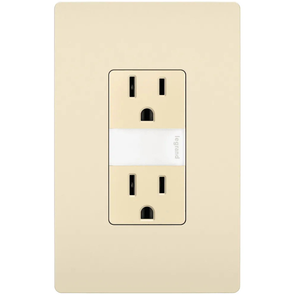 Legrand Radiant - radiant® 15A Tamper Resistant Outlet with Night Light - NTL885TRLACC6 - Canada Light Shop