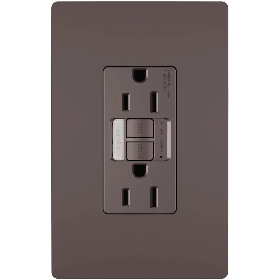 Legrand Radiant - radiant® 15A Tamper Resistant Self Test GFCI Outlet with Night Light - 1597NTLTRDBCC4 - Canada Light Shop