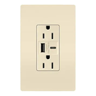 Legrand Radiant - radiant® 15A Tamper Resistant Ultra Fast USB Type A/C Outlet - R26USBAC6LA - Canada Light Shop