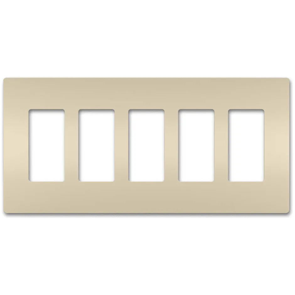Legrand Radiant - radiant® Five-Gang Screwless Wall Plate - RWP265LA - Canada Light Shop