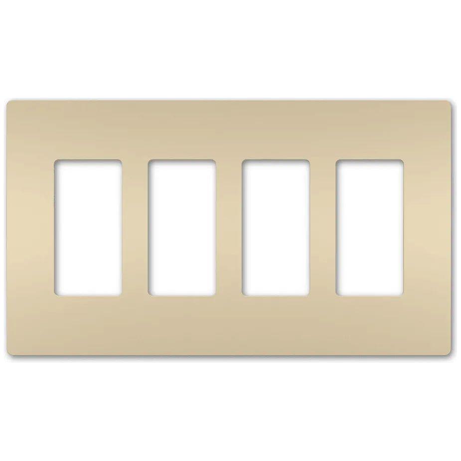 Legrand Radiant - radiant® Four-Gang Screwless Wall Plate - RWP264I - Canada Light Shop
