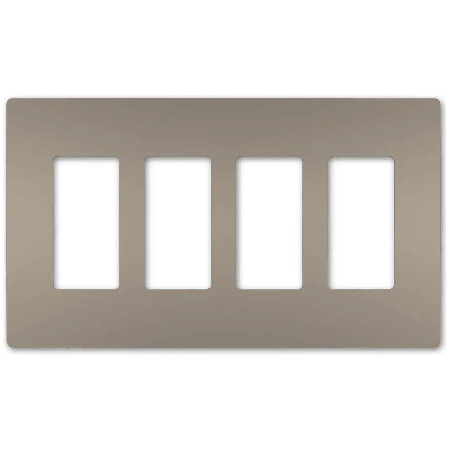 Legrand Radiant - radiant® Four-Gang Screwless Wall Plate - RWP264NI - Canada Light Shop