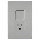 Legrand Radiant - radiant® Single Pole/3-Way Switch with 15A Tamper-Resistant Outlet - RCD38TRGRY - Canada Light Shop