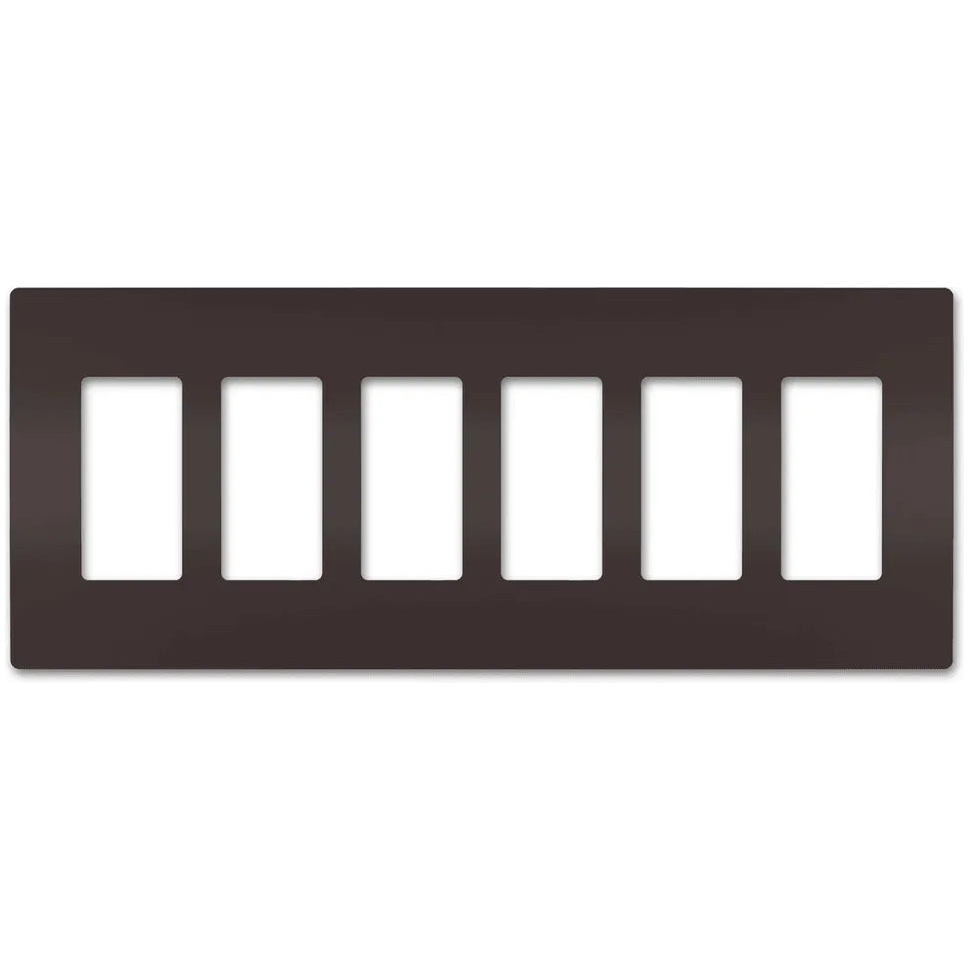 Legrand Radiant - radiant® Six-Gang Screwless Wall Plate - RWP266 - Canada Light Shop