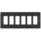 Legrand Radiant - radiant® Six-Gang Screwless Wall Plate - RWP266BK - Canada Light Shop