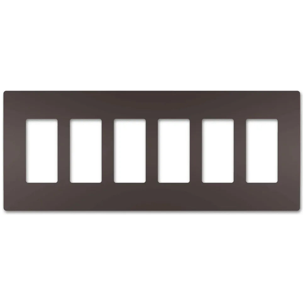 Legrand Radiant - radiant® Six-Gang Screwless Wall Plate - RWP266DB - Canada Light Shop