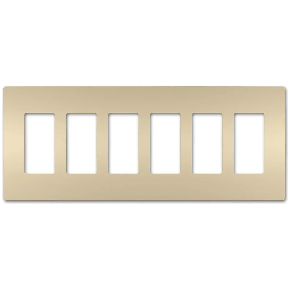 Legrand Radiant - radiant® Six-Gang Screwless Wall Plate - RWP266I - Canada Light Shop