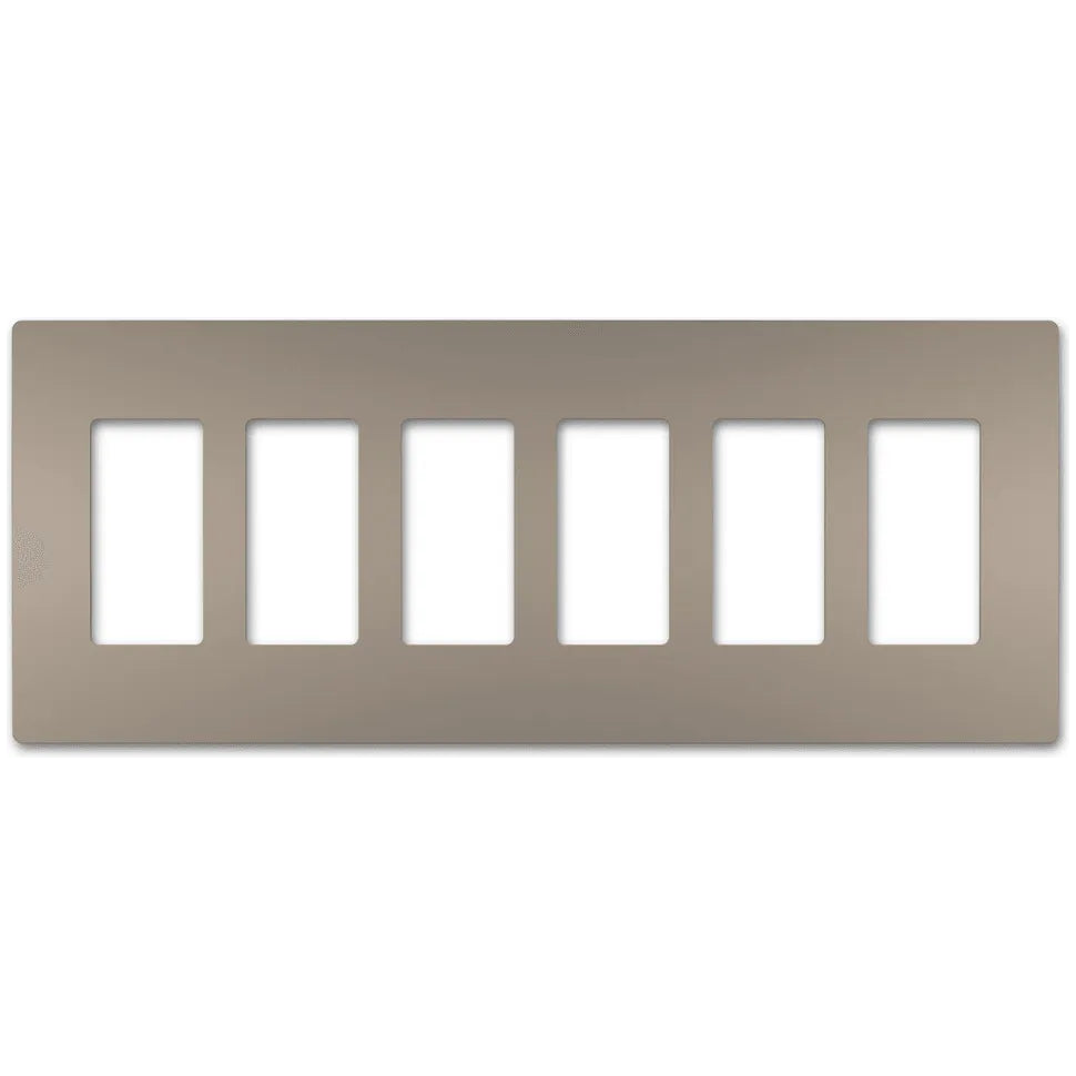 Legrand Radiant - radiant® Six-Gang Screwless Wall Plate - RWP266NI - Canada Light Shop