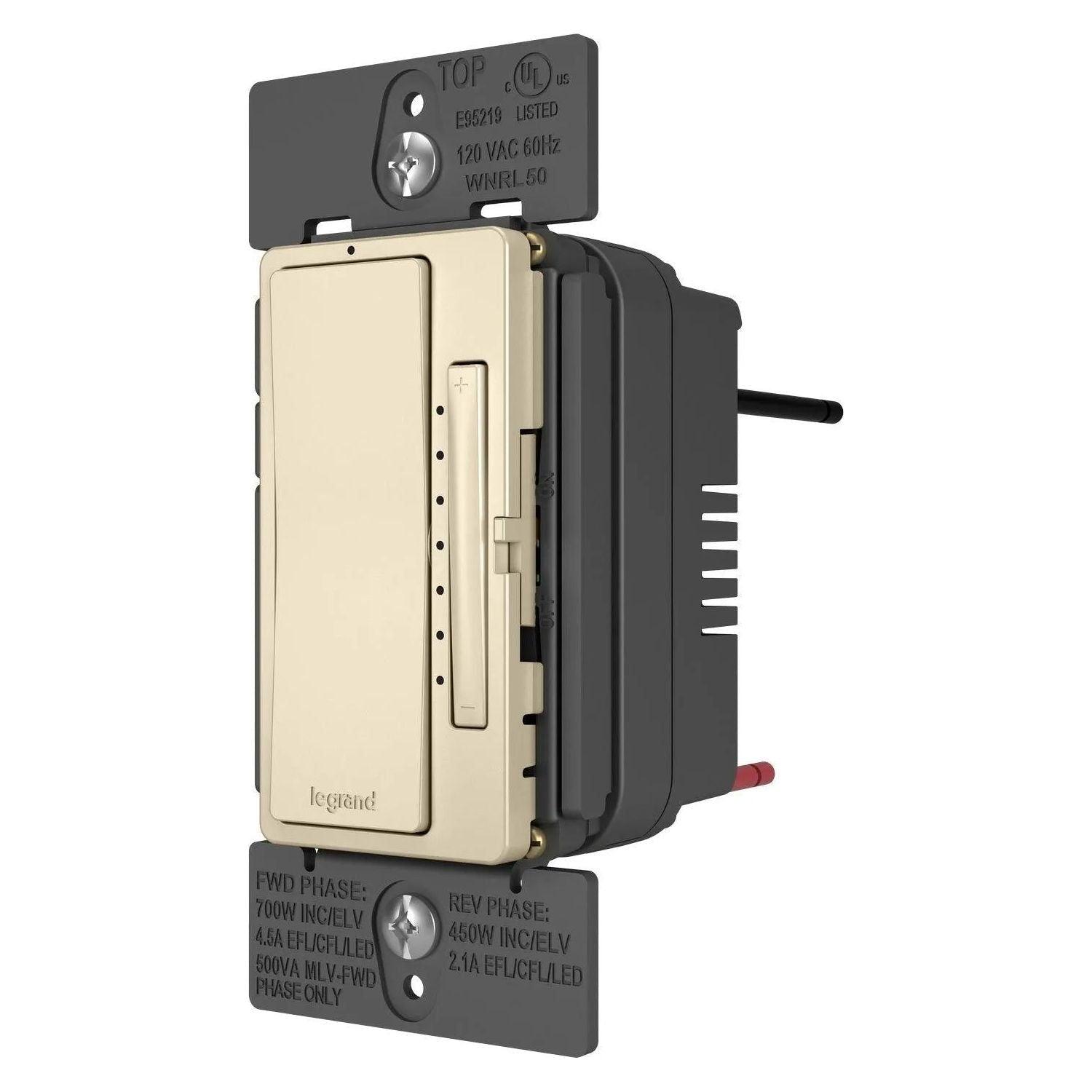 Legrand Radiant - radiant® Smart Tru-Universal Dimmer with Netatmo - WNRL50LA - Canada Light Shop