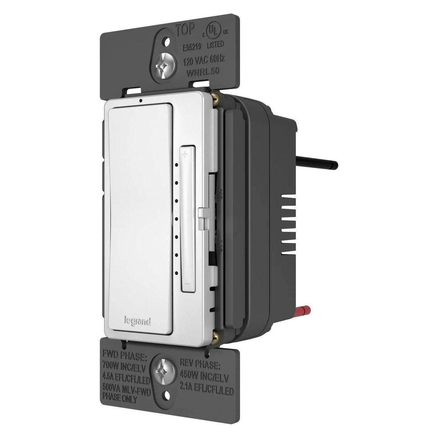 Legrand Radiant - radiant® Smart Tru-Universal Dimmer with Netatmo - WNRL50WH - Canada Light Shop