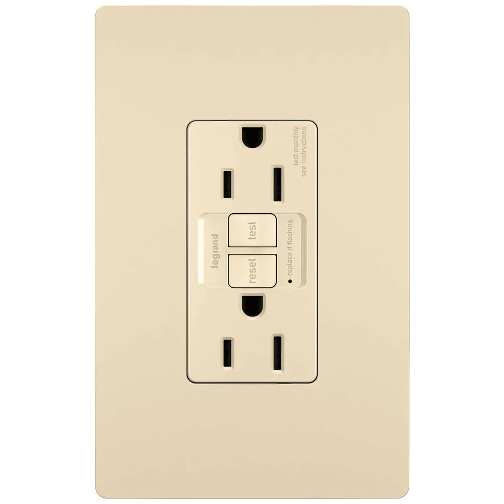 Legrand Radiant - radiant® Spec Grade 15A Tamper Resistant Self Test GFCI Receptacle - 1597TRI - Canada Light Shop